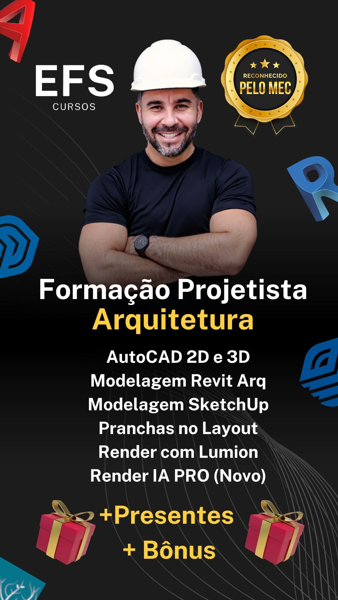 Cursos para Estudantes de Arquitetura, Engenharia e Design